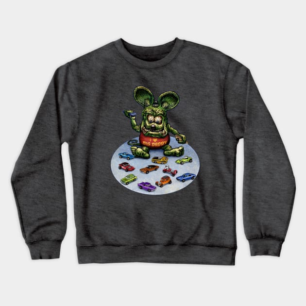 Hot Wheels Crewneck Sweatshirt by ChetArt